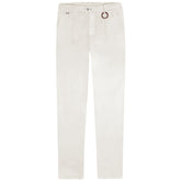 Tramarossa White Cotton Men Jeans